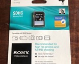 Sony 4GB SDHC Class 4 Memory Flash SD Card - £10.25 GBP