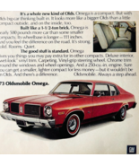 1973 Oldsmobile Omega 2 Door Coupe Advertisement Vintage Automobile DWW10E - $458.41 MXN