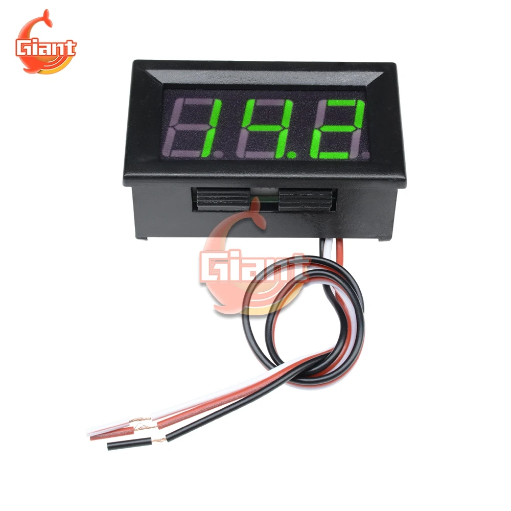 0.56 Inch 3 Wire DC Voltmeter Digital Voltmeter DC 0-30V Volt Voltage Meter Volt - £170.59 GBP