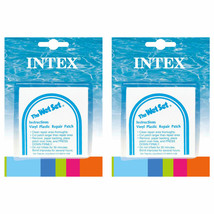 INTEX Wet Set Adhesive Vinyl Plastic Swimming Pool Tube Repair Patch, 12 Pack - £23.71 GBP