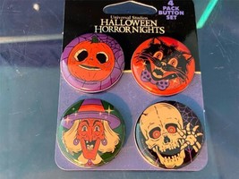 Universal Studios Halloween Horror Nights Pin Button Set of 4 HHN31 2022 New Lil - £11.21 GBP