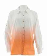 Isaac Mizrahi Live ~ CORAL CARNATION ~ Dip Dye Button Front ~ Size Small... - €17,22 EUR Isaac Mizrahi Live ~ CORAL CARNATION ~ Dip Dye Button Front ~ Size Small... - €17,22 EUR