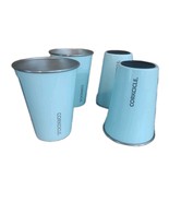 Corkcicle Eco Stacker Turquoise Reusable Stainless Steel Party Cups 4-Pack - $35.30 CAD