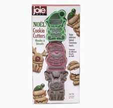 Joie: Noel: Christmas: 3 Pcs: Cookie Cutter Set: Santa: Elf: Reindeer: Brand New - £7.55 GBP