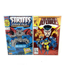 The Secret Defenders #1 &amp; Stryfes Strike File #1 Marvel Comic Book Lot V... - $9.85