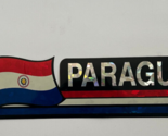 Paraguay Flag Reflective Sticker, Coated Finish, Side-Kick Decal 12x2/12 - $2.99