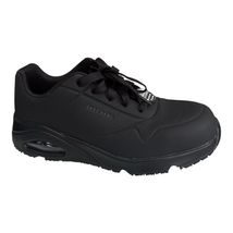 Skechers Women’s Size 9M Uno SR Deloney Work Shoes Black Composite Toe $120 - $50.86
