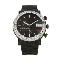 Gucci G-chrono 101m Diamond Bezel Mens Watch Ya101349 - $3,500.00