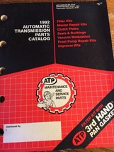 Vin 1992 ATP Master Catalog for Automatic Transmission Parts Domestic &amp; ... - $23.93