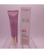 CLARINS SOS Face Primer LAVENDER Brightens Sallow Skin 1oz - $10.88