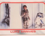 Vintage Empire Strikes Back Trading Card #100 Luke Arrives 1980 - $1.97