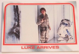 Vintage Empire Strikes Back Trading Card #100 Luke Arrives 1980 - £1.55 GBP