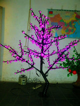 5ft/1.5m Christmas Xmas Cherry Blossom LED Tree Light House Decor Purple Color - £217.22 GBP