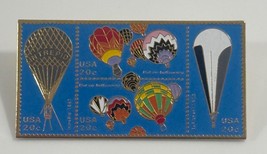 USA 20 Cents 1981 Intrepid, 1935 Explorer 2 Hot Air Balloon Ballooning Pin - £7.55 GBP