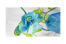 Betsy Drake Blue Hibiscus Beach Towel - £47.48 GBP