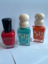 NEW  3 pack nail polish set , color -morning -hydrated /zoya- maxine - $31.65