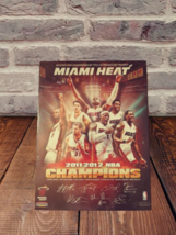 Miami Heat 2011-2012 NBA Championships Plaque Size 5x6inch - £7.51 GBP