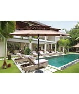 9ft Patio Umbrella: Crank, Tilt, Wind Vents - $2,739.22 MXN