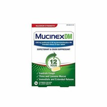 Mucinex DM  Maximum Strength 14 Count~ Exp 2026+ - $163.89 MXN