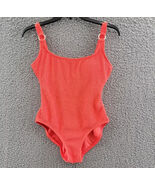 Michael Michael Kors Underwire Orange One Piece Swimsuit Size 14 Sangria... - $82.81 CAD