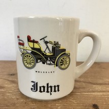 Vintage Wolseley Automobile Horseless Carriage Antique Car John Name Cof... - $24.99