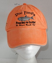 Doc Fords Bar &amp; Grille adjustable Hat Cap Fort Myers beach Randy Wayne W... - $14.80