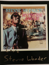 Stevie Wonder signed pre-press proof - £235.68 GBP