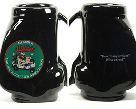  Laid Back Golfers Association LBGA Black Golf Bag Coffee Mug How Many S... - £17.11 GBP