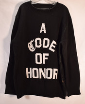 Honor The Gift Mens Code of Honor Sweater Black 2XL - £107.09 GBP