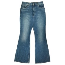 Levis Premium 29 x 32 70&#39;s High Rise Flare Jeans At the Ready Blue 11.5&quot; Rise - £47.89 GBP
