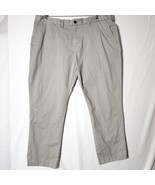 Tommy Hilfiger Mens Custom Fit Casual Pants Size 42/30  Flat Front Light... - £15.39 GBP