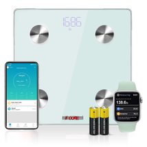 5 Core Digital Bathroom Scale for Body Weight Fat Smart Bluetooth w/ Bat... - £13.90 GBP