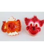 Vintage 50s 60s Lot of 2 Lucite Wall Plug In Night Light Clown Elephant ... - $929.56 MXN