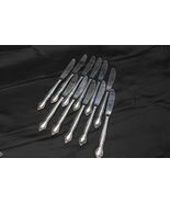 Hampton Court Dinner Knives Scroll 8-3/4&quot; Stainless Lot of 11 - $719.83 MXN