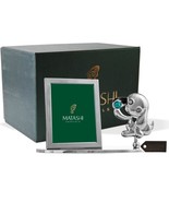 &quot;2018 Year of the Dog&quot; Chrome Plated Silver Puppy Picture Frame by Matashi - €18,01 EUR