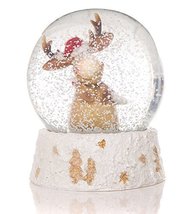 Shruti Reindeer Snow Globe Dome 9.5cm - £14.08 GBP