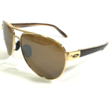 Oakley Sonnenbrille OO4110-02 Offenlegung Gold Aviator Rahmen Mit Braune... - $167.93