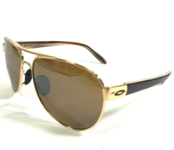 Oakley Sonnenbrille OO4110-02 Offenlegung Gold Aviator Rahmen Mit Braune Linsen - £134.23 GBP