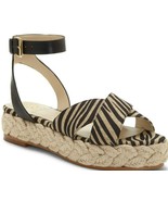 Vince Camuto Delindan Zebra Print Espadrille Flatform Sandals, Multi Siz... - £63.90 GBP