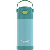 Thermos Funtainer 12 Ounce Stainless Steel Vacuum Insulated Kids Straw Bottle, B - £28.76 GBP