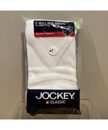 Men&#39;s Jockey Classic Briefs Size 34 Y Front 2 Pr Cotton White NEW VTG 20... - $19.79