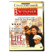 Life Is Beautiful (DVD, 1998, Widescreen Collectors Ed)   Roberto Benigni - $6.78