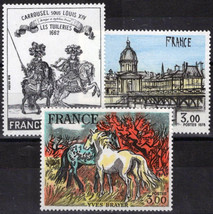 ZAYIX France 1582-1585 MNH Horses Architecture Paintings Etchings 051023SM180 - £3.03 GBP