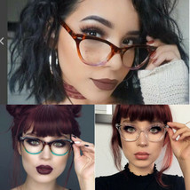 Retro Slim Gradient CAT EYE Clear Women WaYfe Fashion Eye Glasses Frames... - £9.84 GBP+