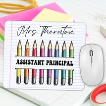 Assistant School Principal Gift, Principal Name Mouse Pad, Principal Crew, Assis - £11.06 GBP
