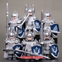 Swan Knights of Dol Amroth The lord of the rings Gondor Army 6pcs Minifigures - £12.97 GBP