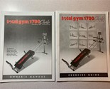 Total Gym  1700 Club Owner&#39;s Manual AND Exercise Guide - $15.99