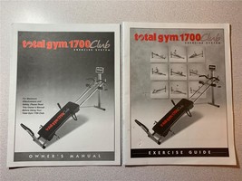 Total Gym  1700 Club Owner&#39;s Manual AND Exercise Guide - £12.57 GBP
