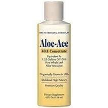 NEW Bio Nutritional Formulas Aloe Ace 40:1 Concentrate Aloe Vera Juice 4 oz - $33.90