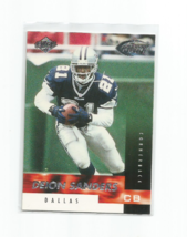 Deion Sanders (Dallas Cowboys) 1999 Collector&#39;s Edge Fury Card #117 - £3.92 GBP